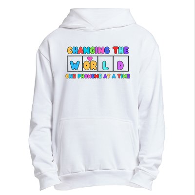 Changing The World One Phoneme At A Time Urban Pullover Hoodie