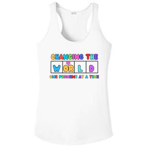 Changing The World One Phoneme At A Time Ladies PosiCharge Competitor Racerback Tank