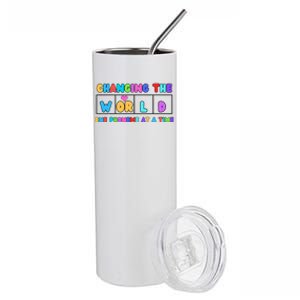 Changing The World One Phoneme At A Time Stainless Steel Tumbler