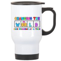 Changing The World One Phoneme At A Time Stainless Steel Travel Mug