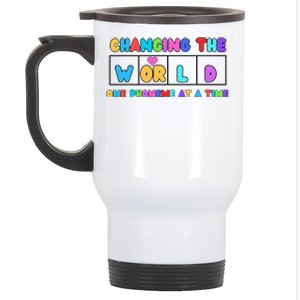 Changing The World One Phoneme At A Time Stainless Steel Travel Mug