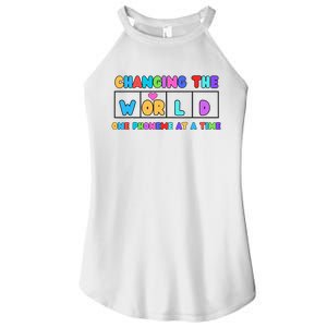 Changing The World One Phoneme At A Time Women's Perfect Tri Rocker Tank