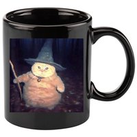 Cheeseball The Wizard Cat Meme 11oz C Handle Ceramic Mug
