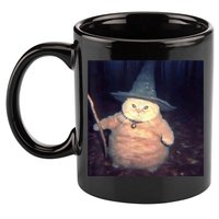 Cheeseball The Wizard Cat Meme 11oz C Handle Ceramic Mug