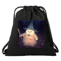 Cheeseball The Wizard Cat Meme Drawstring Bag