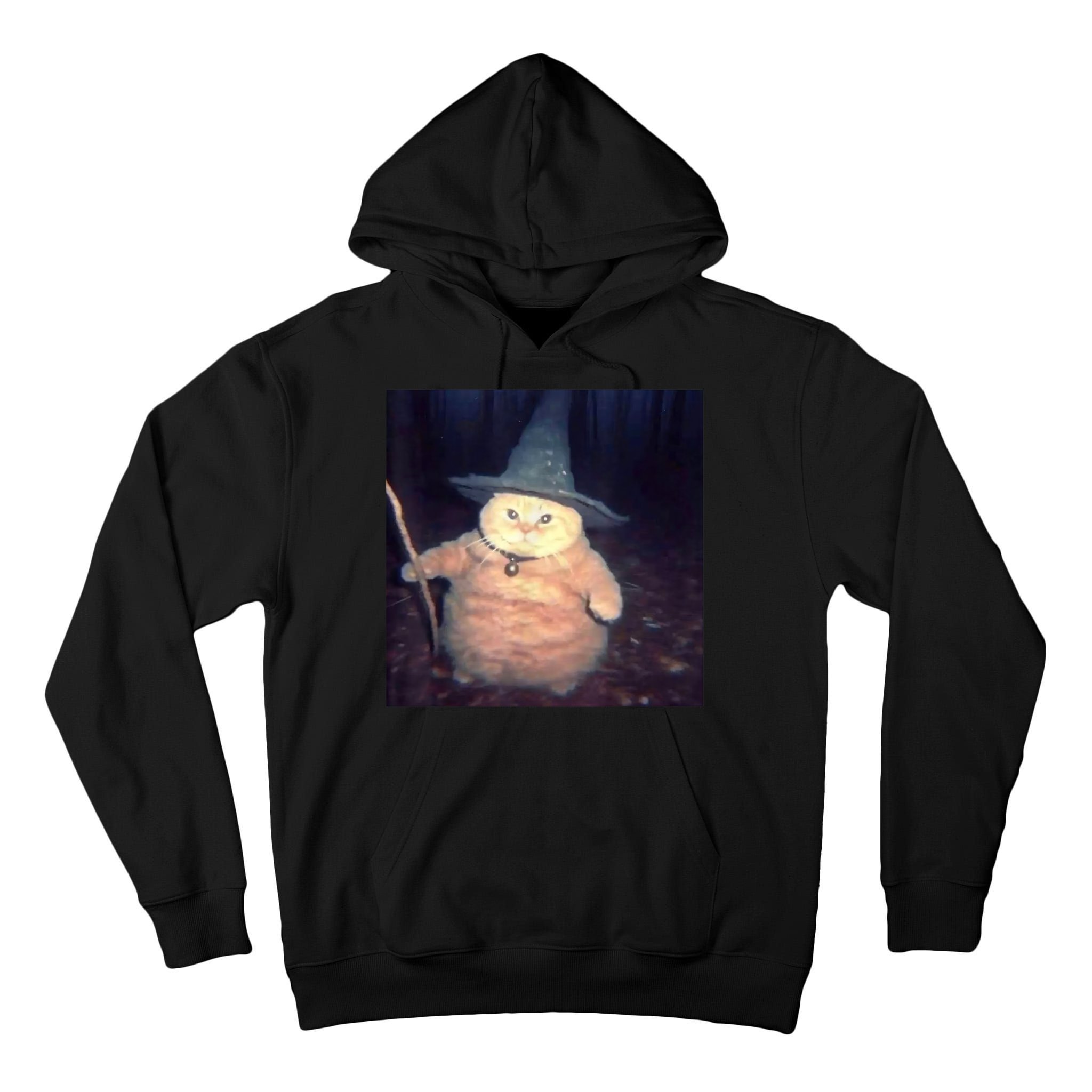 Cheeseball The Wizard Cat Meme Tall Hoodie