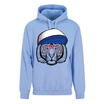 Cute Tiger With Glasses Meaningful Gift Unisex Surf Hoodie