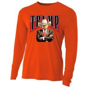 Cowboy Trump Western Trump Cooling Performance Long Sleeve Crew