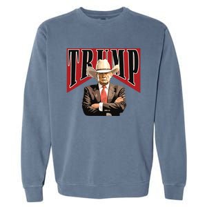 Cowboy Trump Western Trump Garment-Dyed Sweatshirt