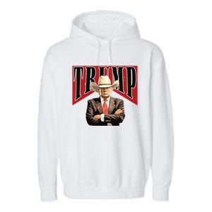 Cowboy Trump Western Trump Garment-Dyed Fleece Hoodie