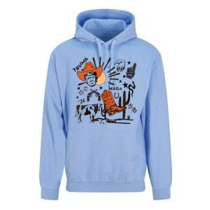 Cowboy Trump Western Trump Unisex Surf Hoodie