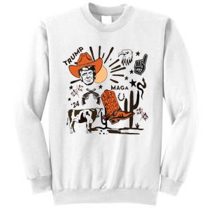 Cowboy Trump Western Trump Sweatshirt