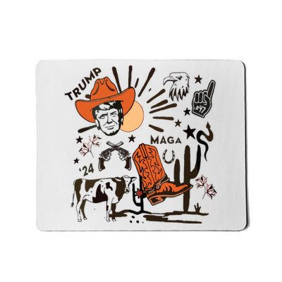 Cowboy Trump Western Trump Mousepad