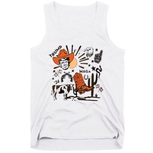 Cowboy Trump Western Trump Tank Top