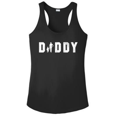 Cute The Word Daddy Gift Ladies PosiCharge Competitor Racerback Tank