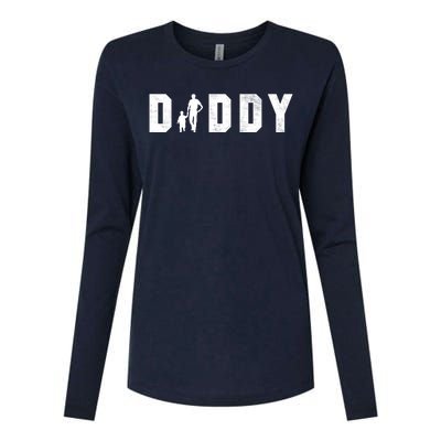 Cute The Word Daddy Gift Womens Cotton Relaxed Long Sleeve T-Shirt