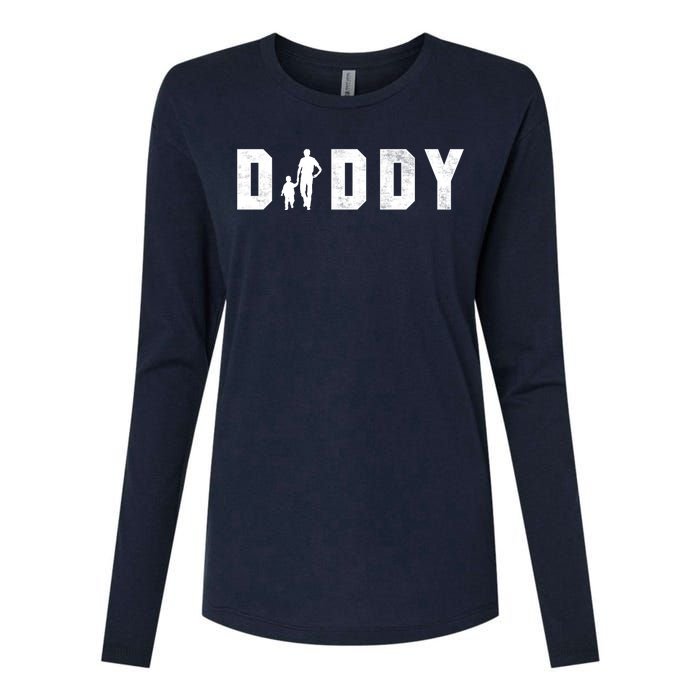 Cute The Word Daddy Gift Womens Cotton Relaxed Long Sleeve T-Shirt