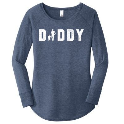 Cute The Word Daddy Gift Women's Perfect Tri Tunic Long Sleeve Shirt