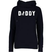 Cute The Word Daddy Gift Womens Funnel Neck Pullover Hood