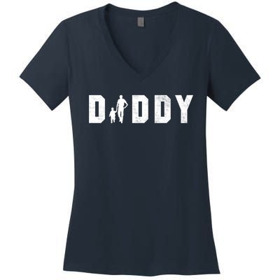 Cute The Word Daddy Gift Women's V-Neck T-Shirt