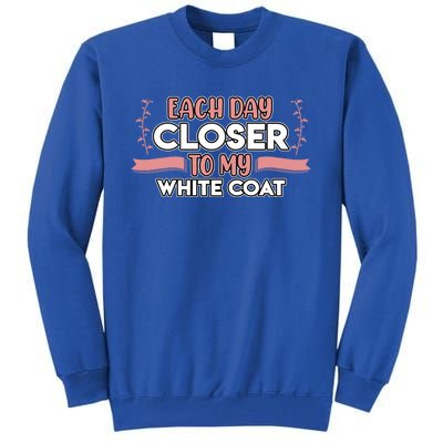 Closer To White Coat Medical School Students Doctor Graphic Gift Tall Sweatshirt