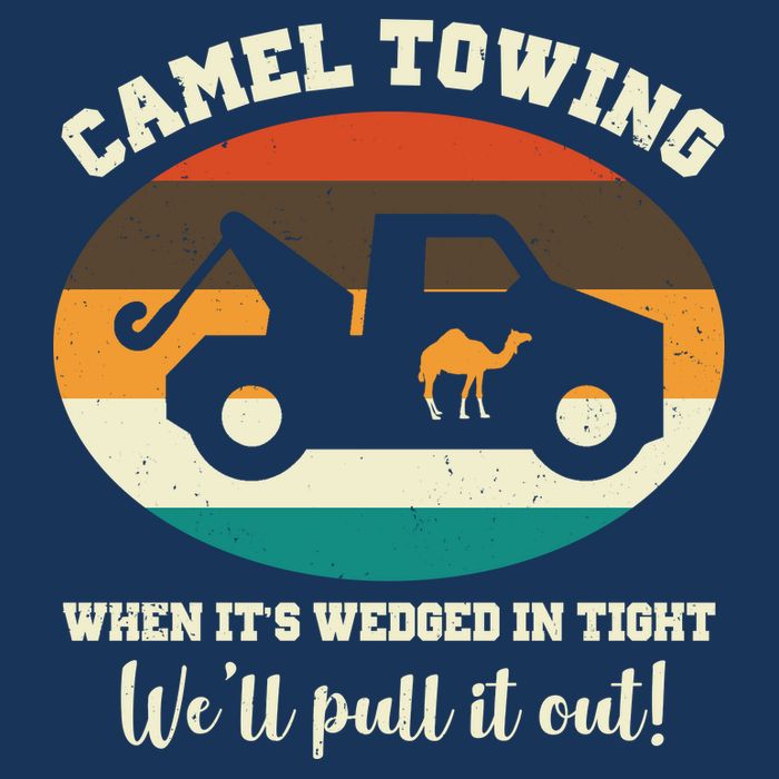 Camel Towing When It's Wedged In Tight We'll Pull It Out Cool Comfort Performance Bucket Hat