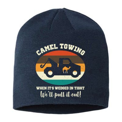 Camel Towing When It's Wedged In Tight We'll Pull It Out Sustainable Beanie
