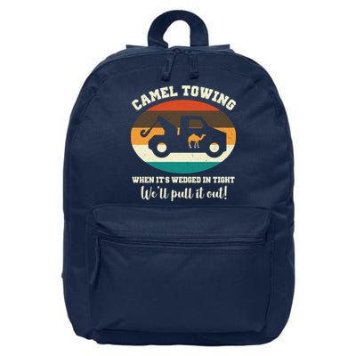 Camel Towing When It's Wedged In Tight We'll Pull It Out 16 in Basic Backpack