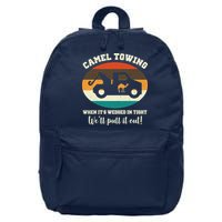 Camel Towing When It's Wedged In Tight We'll Pull It Out 16 in Basic Backpack