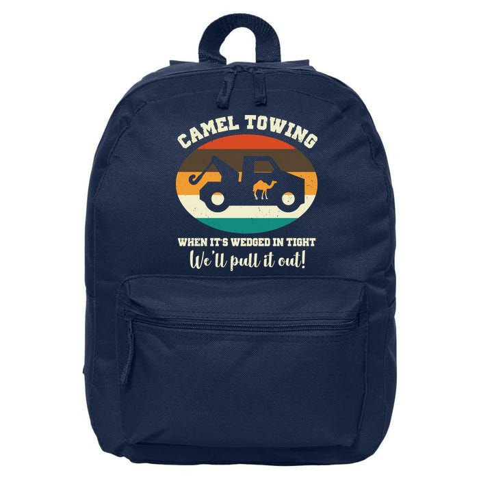 Camel Towing When It's Wedged In Tight We'll Pull It Out 16 in Basic Backpack