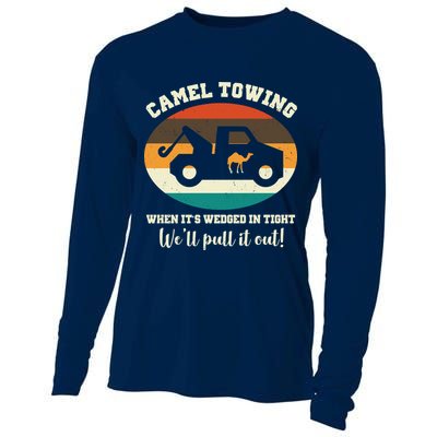 Camel Towing When It's Wedged In Tight We'll Pull It Out Cooling Performance Long Sleeve Crew