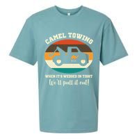 Camel Towing When It's Wedged In Tight We'll Pull It Out Sueded Cloud Jersey T-Shirt