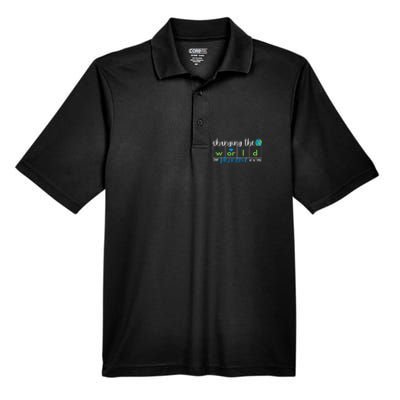 Changing The World One Phoneme At A Time Men's Origin Performance Pique Polo