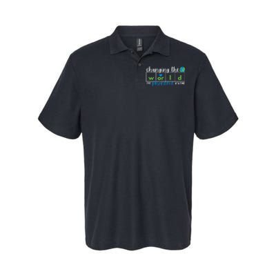 Changing The World One Phoneme At A Time Softstyle Adult Sport Polo