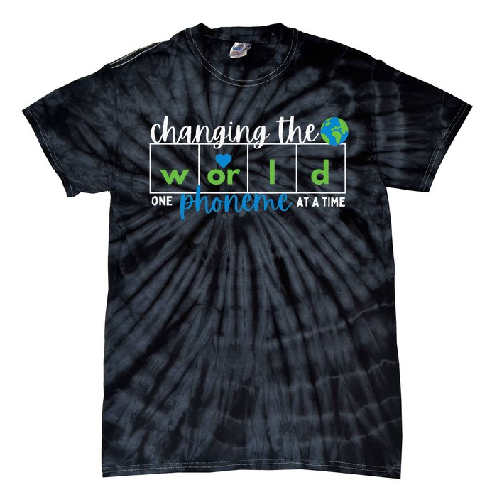 Changing The World One Phoneme At A Time Tie-Dye T-Shirt