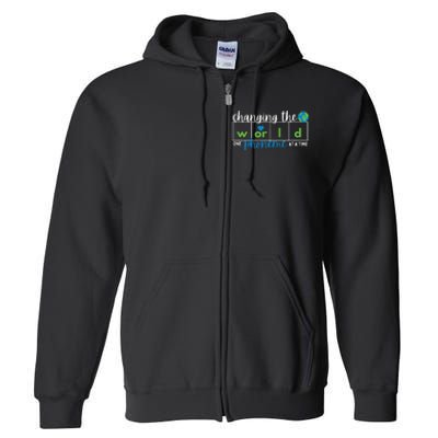 Changing The World One Phoneme At A Time Full Zip Hoodie