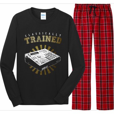 Classically Trained With Akai Mpc 2000 Gift Long Sleeve Pajama Set