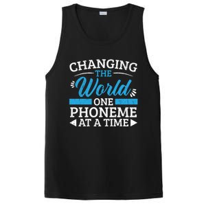 Changing The World One Phoneme At A Time Dyslexia Awareness Meaningful Gift PosiCharge Competitor Tank