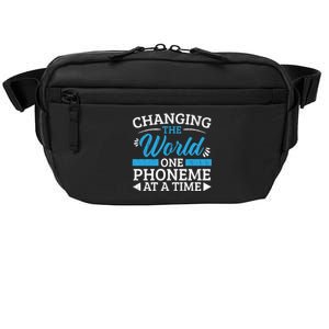 Changing The World One Phoneme At A Time Dyslexia Awareness Meaningful Gift Crossbody Pack