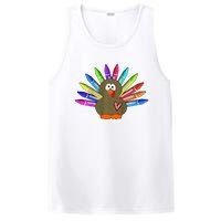 Cute Turkey With Pen Wings Nursery PosiCharge Competitor Tank