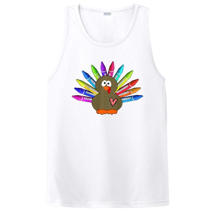 Cute Turkey With Pen Wings Nursery PosiCharge Competitor Tank