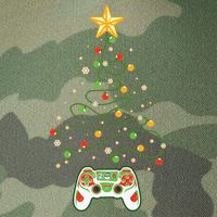 Christmas Tree Winter Theme Video Game Controller Legacy Tie Dye Trucker Hat