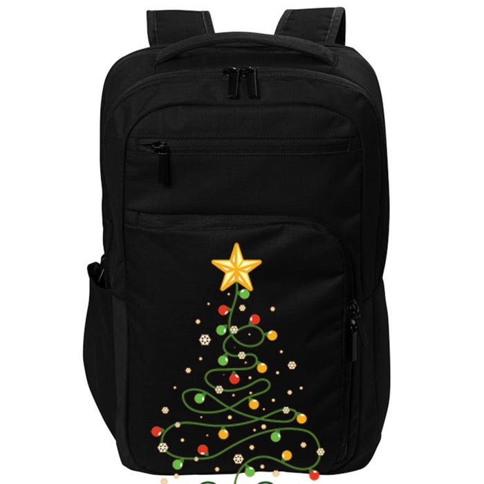 Christmas Tree Winter Theme Video Game Controller Impact Tech Backpack