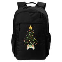 Christmas Tree Winter Theme Video Game Controller Backpack