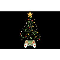 Christmas Tree Winter Theme Video Game Controller Bumper Sticker