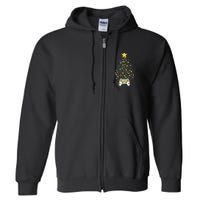 Christmas Tree Winter Theme Video Game Controller Full Zip Hoodie