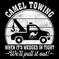 Camel Towing Well Pull It Out Vintage Apron