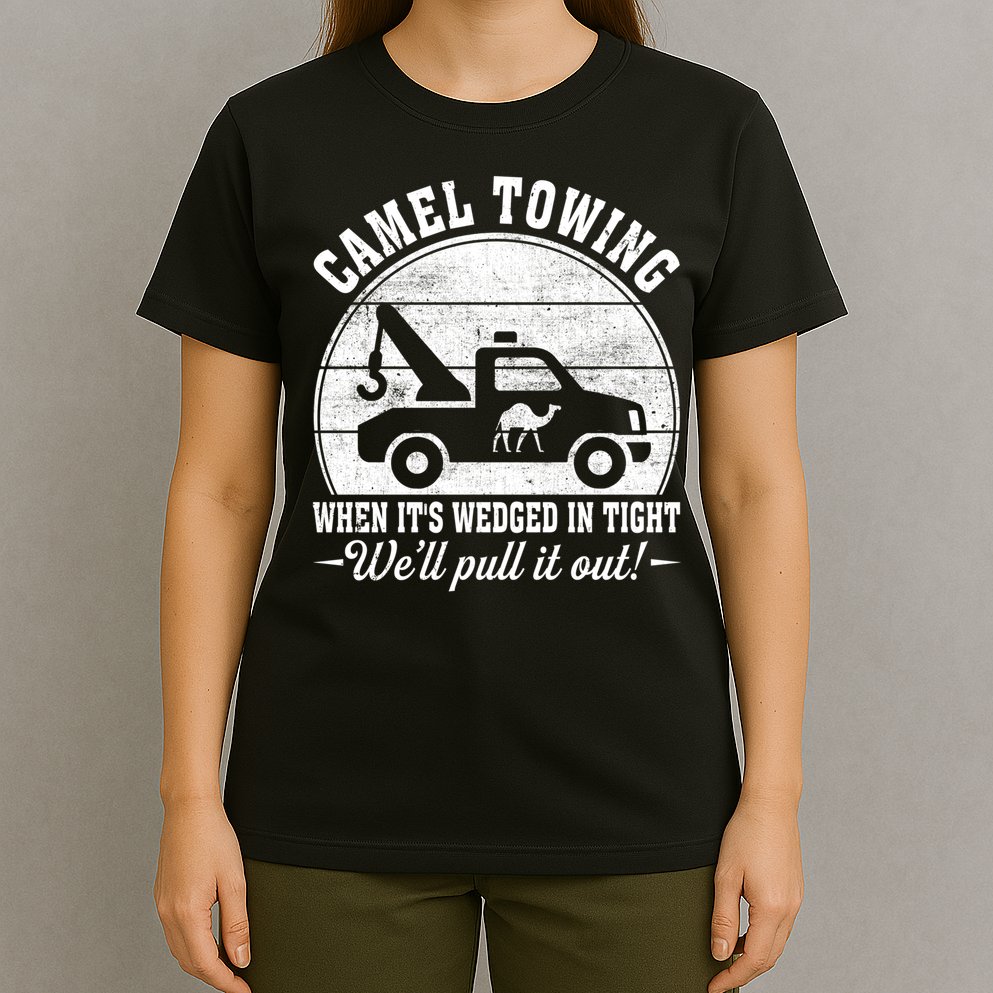 Camel Towing Well Pull It Out Vintage T-Shirt