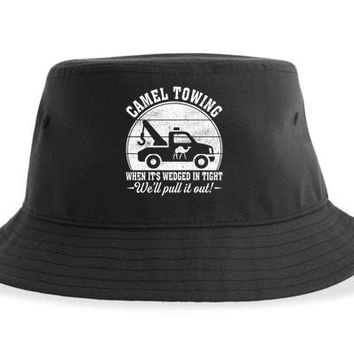 Camel Towing Well Pull It Out Vintage Sustainable Bucket Hat