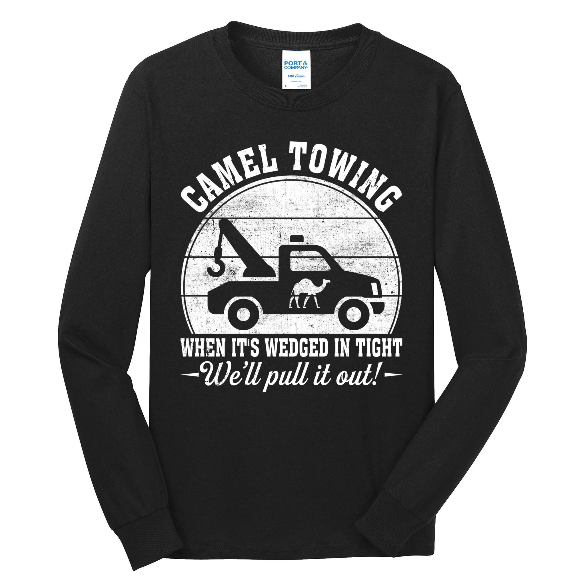 Camel Towing Well Pull It Out Vintage Tall Long Sleeve T-Shirt